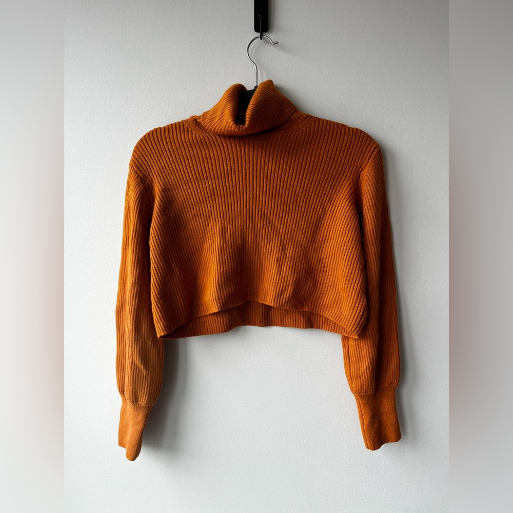 Wilfred Merino Orange Turtleneck Sweater